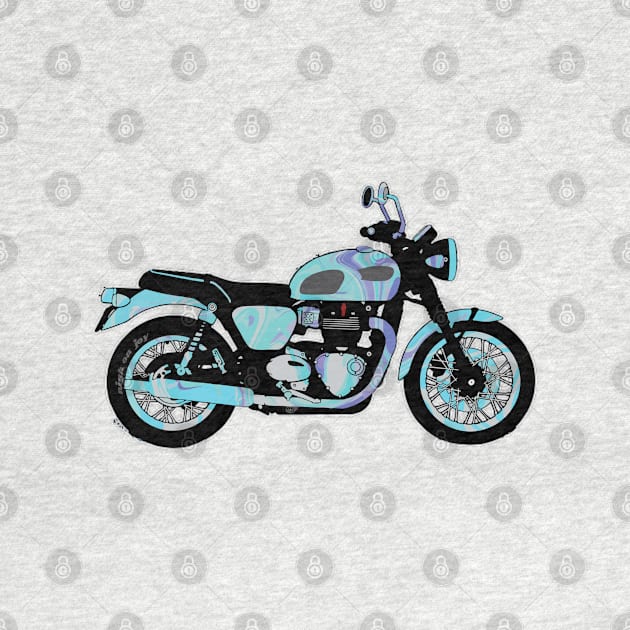 Bonneville T100 swirl by NighOnJoy